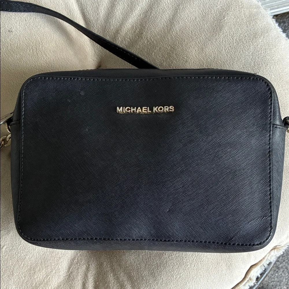 Michael Kors Black Messenger Bag
